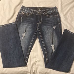 Cato Premium Distressed Jeans size 10